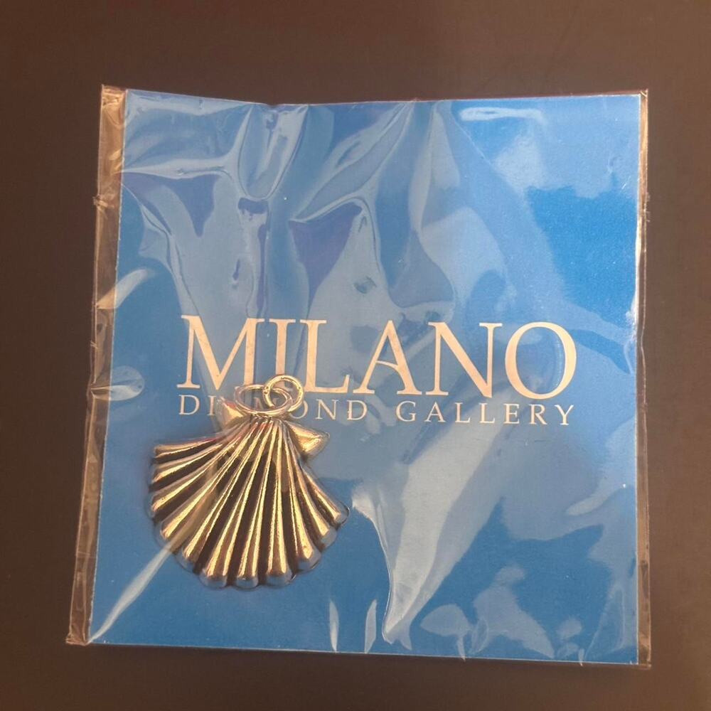 Silver milano diamond gallery shell